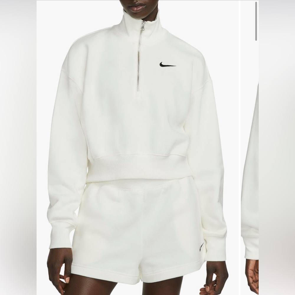 Nike Sportswear Phoenix Fleece Crop Sweatshirt Size M